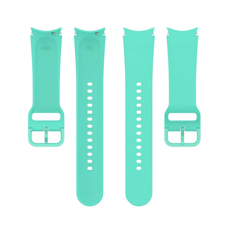 For Samsung Galaxy Watch 5 40mm Official Silicone Watch Band, Size:S(Teal)