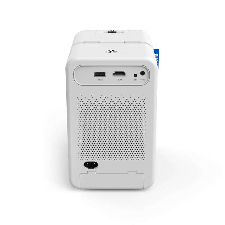 D100 180 ANSI Lumens Mini LED+LCD Smartphone Wireless Screen Mirroring Projector, Plug Type:EU Pl...