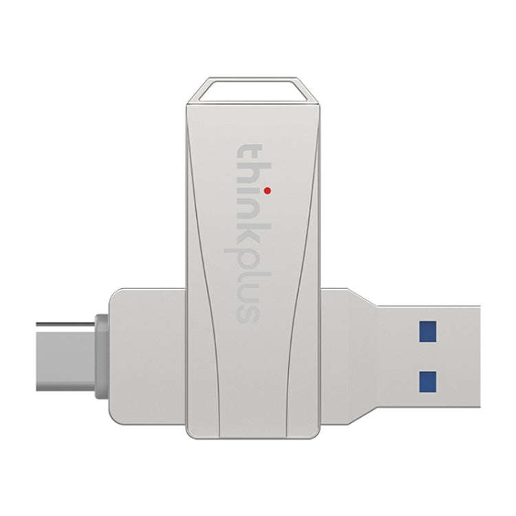 Lenovo Thinkplus MU252 USB 3.1 + USB-C / Type-C Flash Drive, Memory:256GB (Silver)
