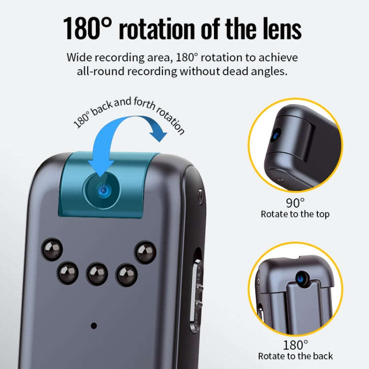JNN V13 1080P Multifunctional Infrared Night Vision Recorder, Capacity:16GB(Black)