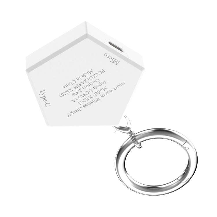 For Huawei Watch 4 / Watch 4 Pro Portable Universal Smart Watch Charger, Port:Micro USB(White)