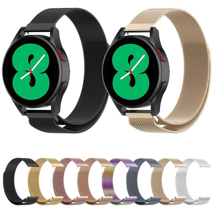 For Huawei Watch 4 / 4 Pro Milan Magnetic Metal Watch Band(Silver)