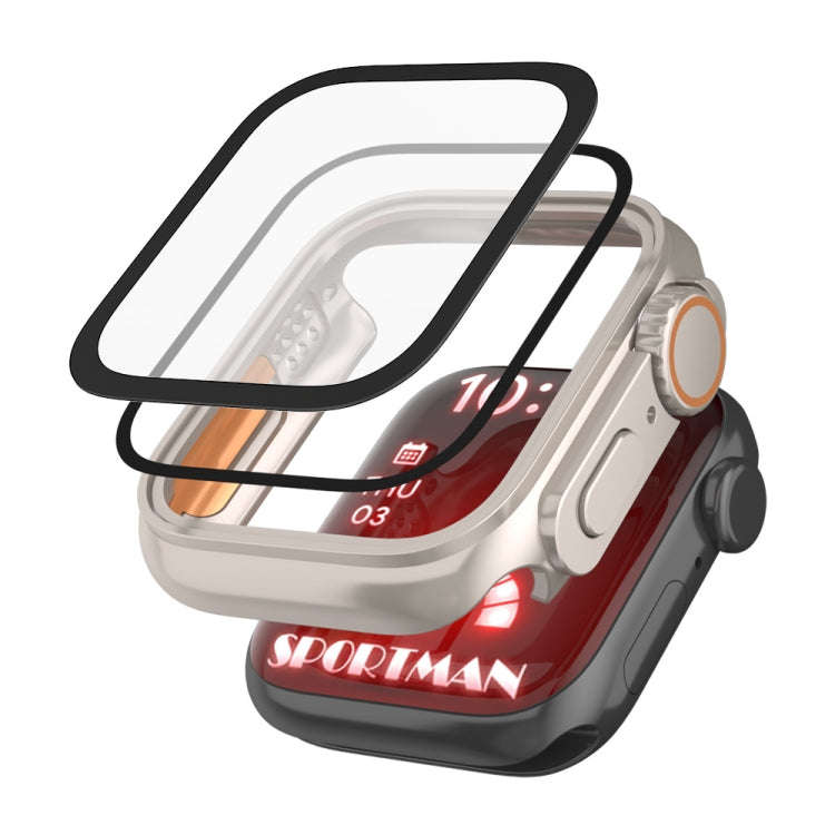 For Apple Watch Series 6 / 5 / 4 / SE 40mm Tempered Film Hybrid PC Integrated Watch Case(Original...