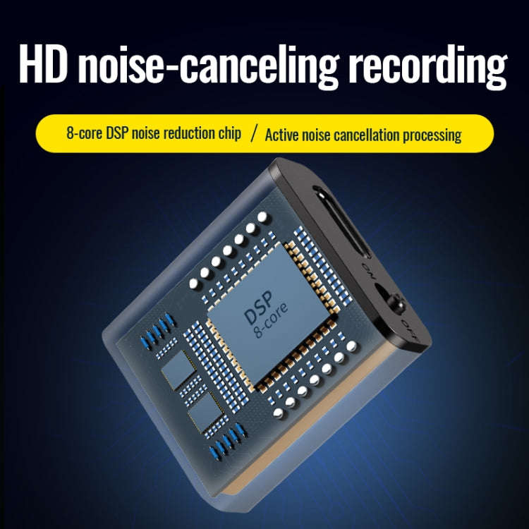 JNN Q8 Portable HD Noise Reduction Smart Voice Recorder, Memory:8GB
