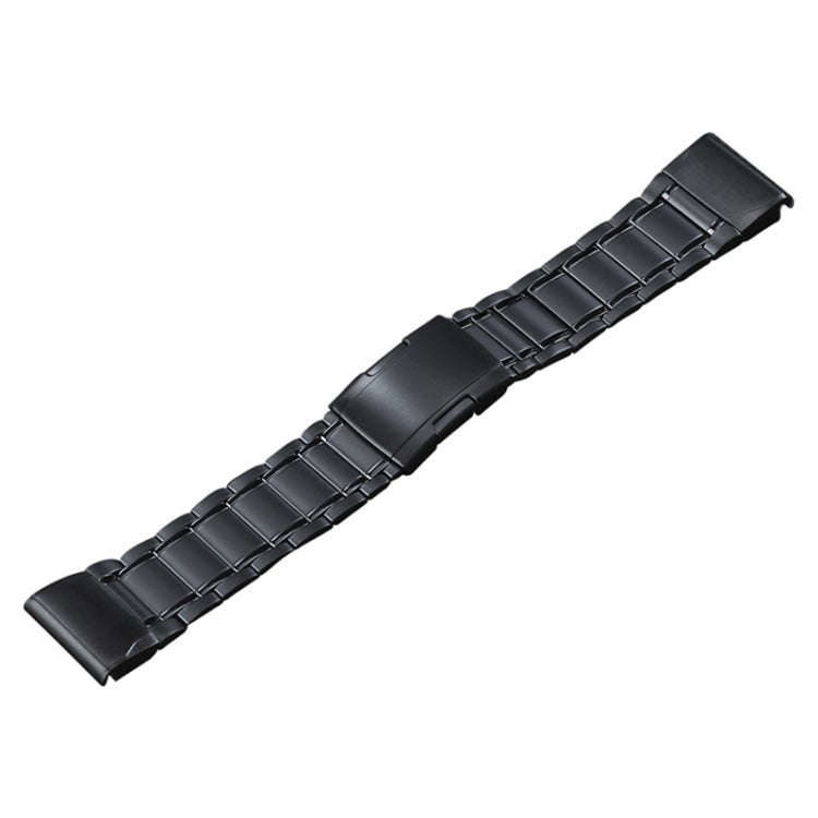 For Garmin Tactix 7 Pro/Fenix 7X/6X Pro 26mm Quick Release Five Bead Titanium Steel Watch Band(Bl...