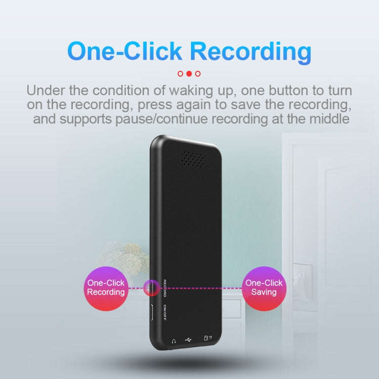 4GB M15 Multi-function Smart Voice Recorder MP3 Hifi Sound Music Player Walkman