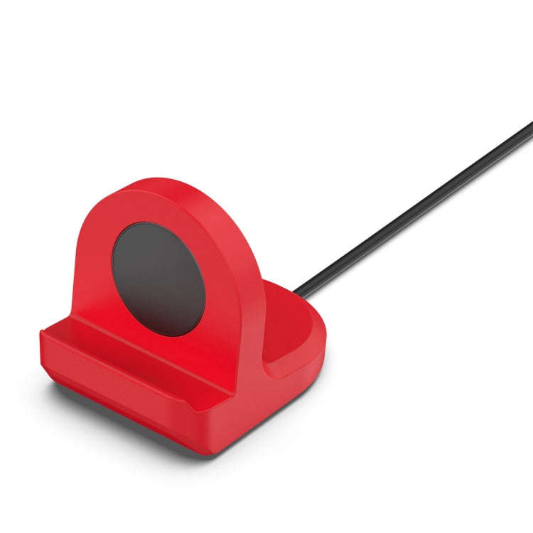 For Samsung Galaxy Watch8 / Ultra 2025 Smart Watch Silicone Charging Bracket(Red)