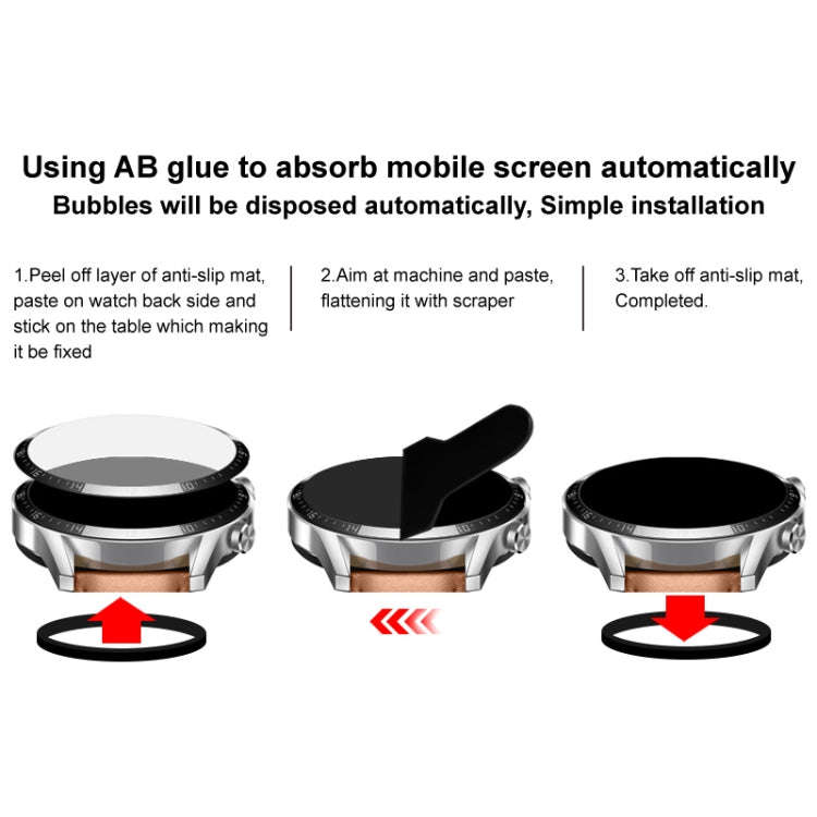 For Xiaomi Watch S3 imak Plexiglass HD Watch Protective Film