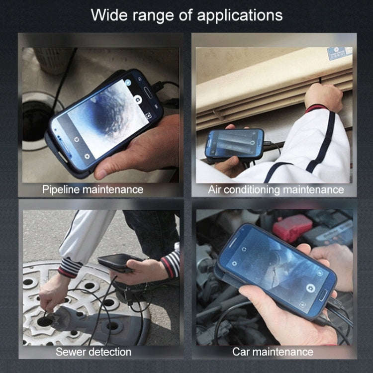 AN100 3 in 1 IP67 Waterproof USB-C / Type-C + Micro USB + USB HD Endoscope Snake Tube Inspection ...