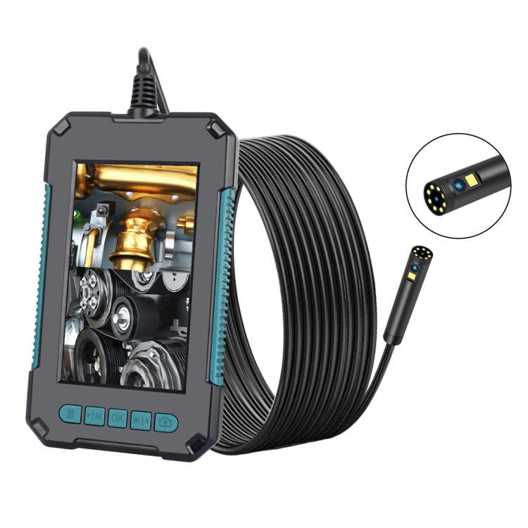 P40 8mm 1080P IP68 Waterproof 4.3 inch Highlight Screen Dual Camera Digital Endoscope, Length:5m ...