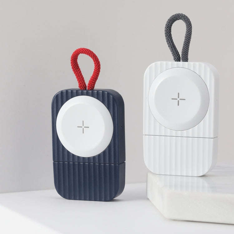 ROCK W26 Portable Magnetic Wireless Charger for Apple Watch Type-C Interface(White)