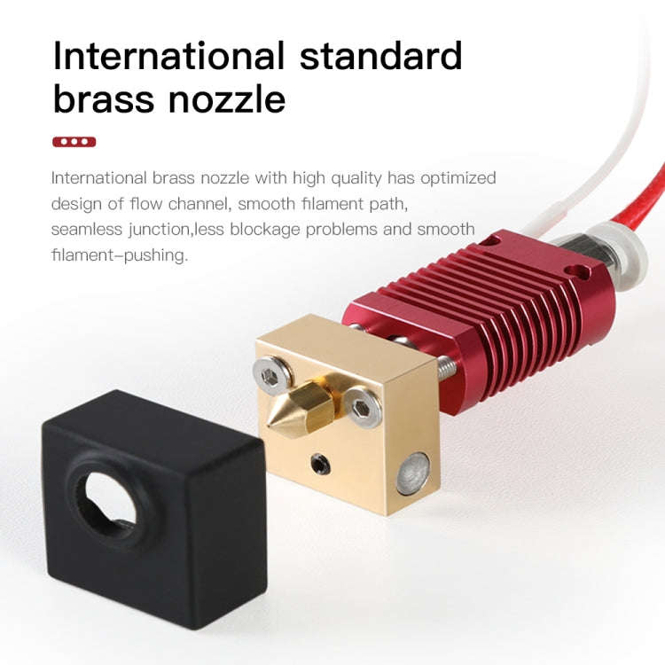 Creality 24V 40W Extruder Nozzle Hot End Kit with Temperature Thermistor & Heating Tube for Ender...