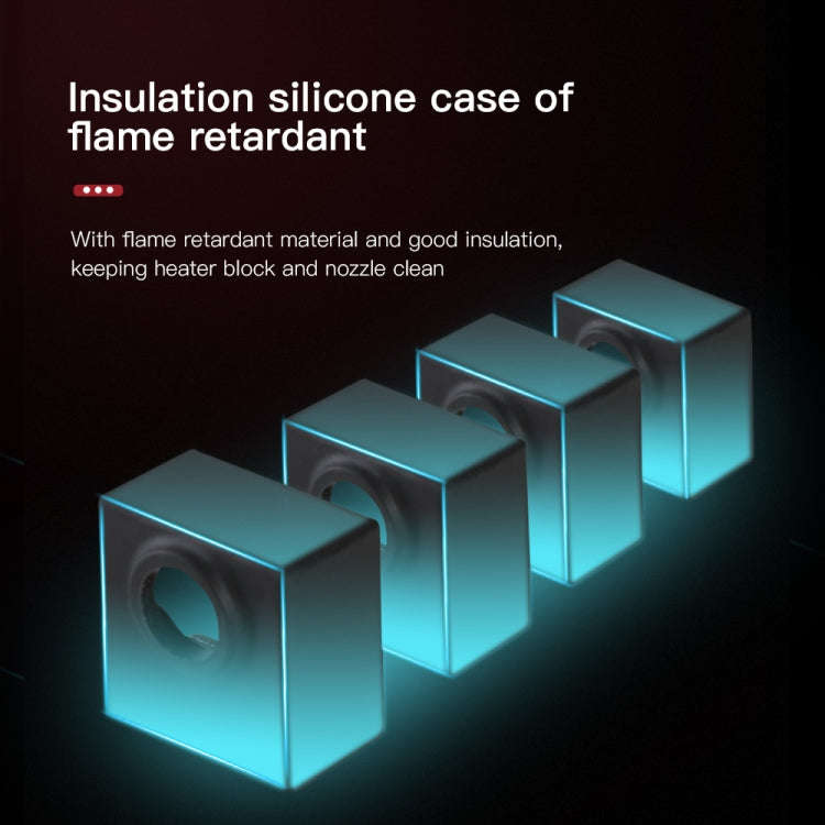 Creality 24V 40W Extruder Nozzle Hot End Kit with Temperature Thermistor & Heating Tube for Ender...