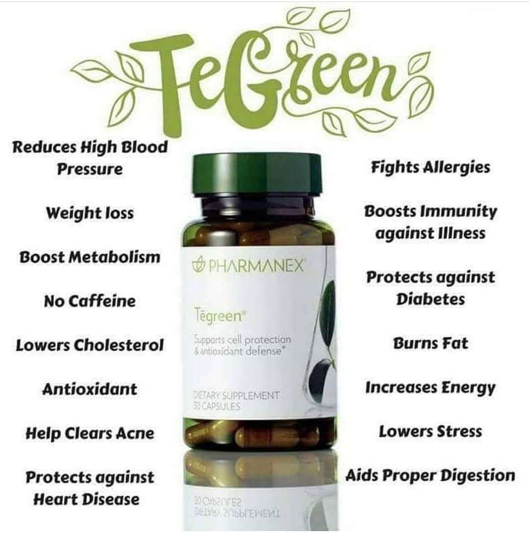 PHARMANEX Tegreen 97 Capsules - 120's
