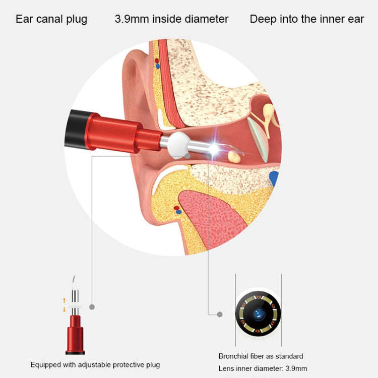 Bebird B1 Intelligent HD Visual Ear Cleaner Earwax Tool, Standard Version(Silver)