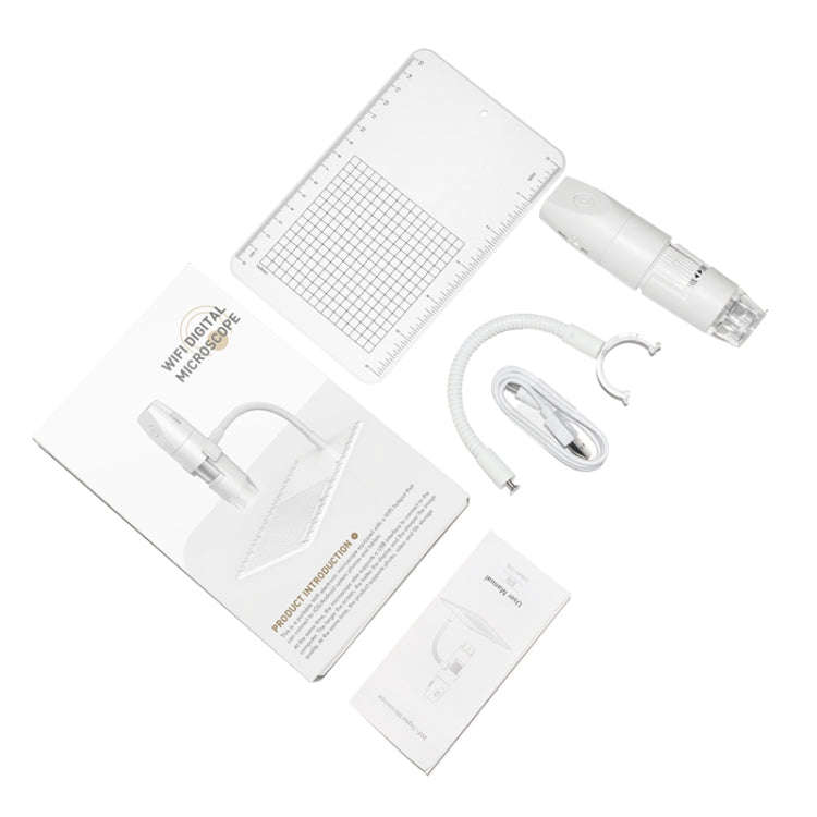 316 50-1000X Adjustable Smart Wifi USB Digital Microscope (White)