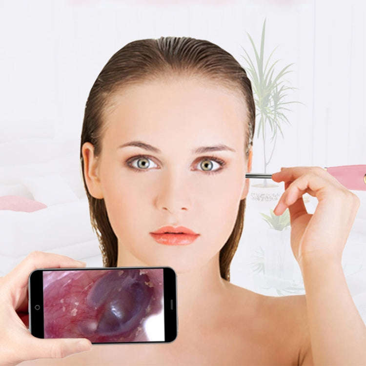 A1 WiFi Endoscope Camera 720P Ear Cleaning Wireless Safe Ear Pick Tool Visual Ear Spoon, Diameter...