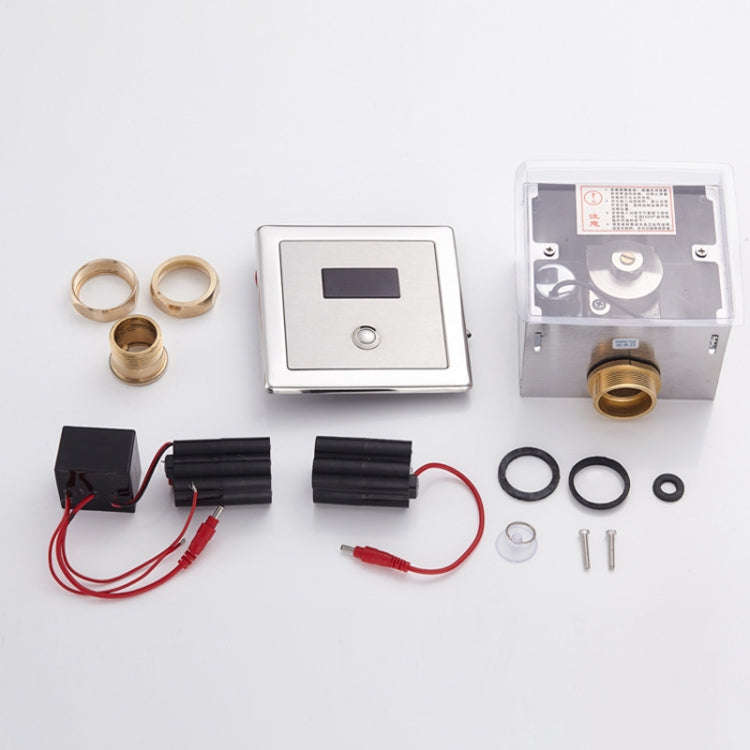 Recessed Wall in Type Flush Valve for Auto-induction Toilet, with Automatic and Manual Function DC