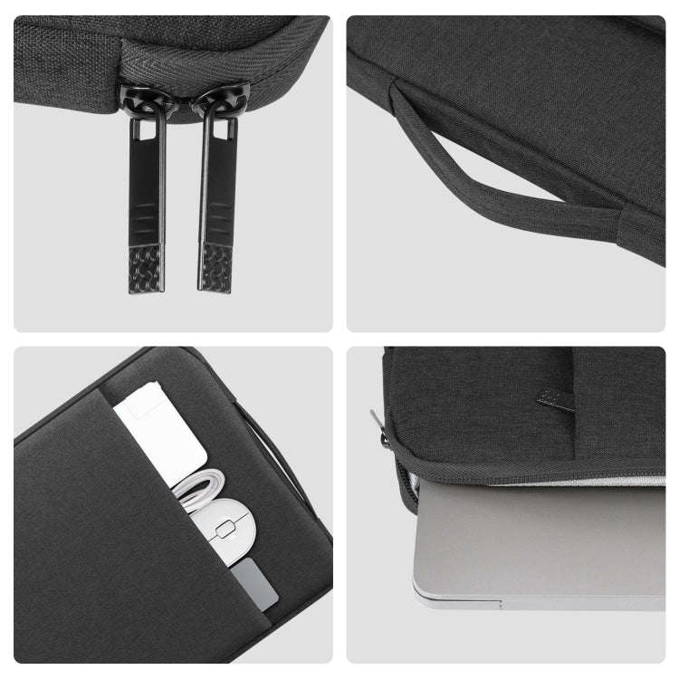 HAWEEL Laptop Sleeve Case Zipper Briefcase Bag with Handle for 15-16.7 inch Laptop (Black)