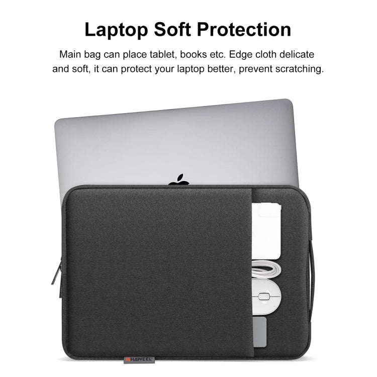 HAWEEL Laptop Sleeve Case Zipper Briefcase Bag with Handle for 15-16.7 inch Laptop (Black)