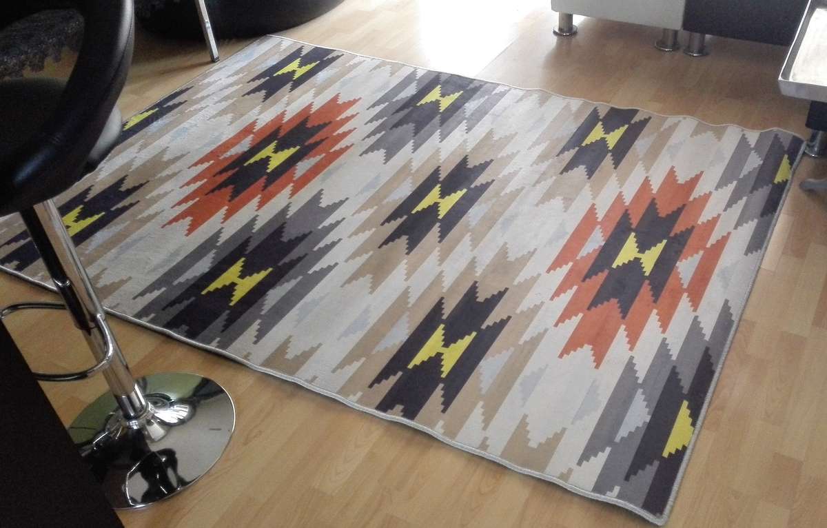 Element Patterned Rug