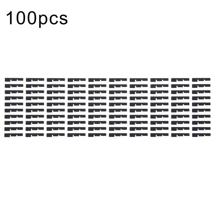 For iPhone 15 Pro 100pcs/set LCD Side Black Adhesive Sticker(03)