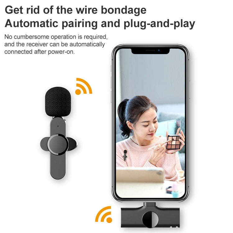 8 Pin Interface Live Broadcast Wireless Lavalier Microphone