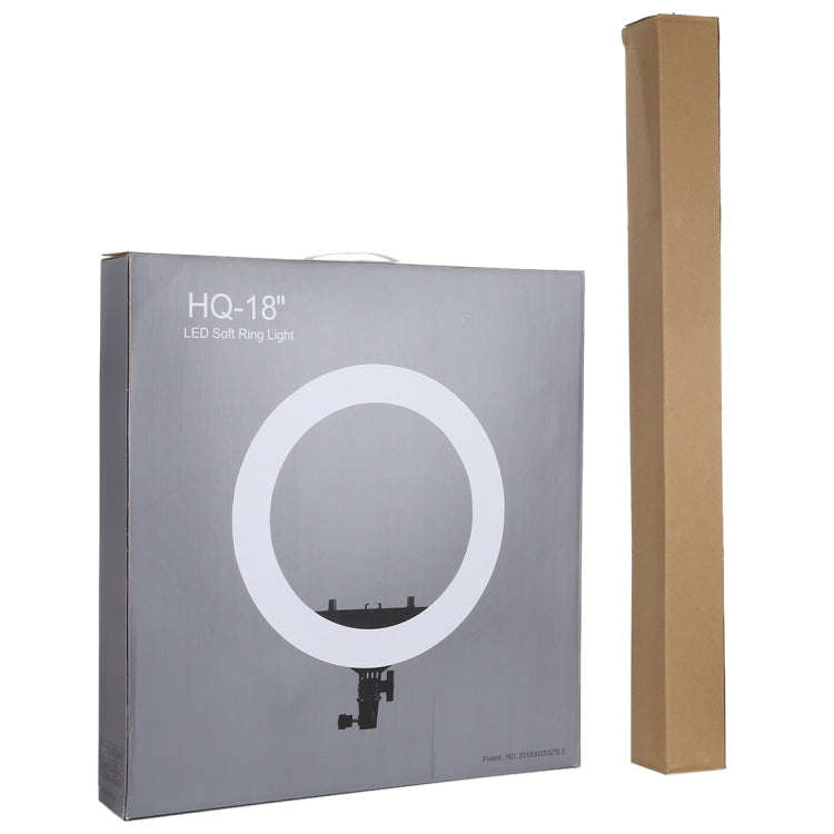 18 inch 55W Two-speed Dimmable Anchor Photography Self-timer LED Ring Fill-in Light with Tripod