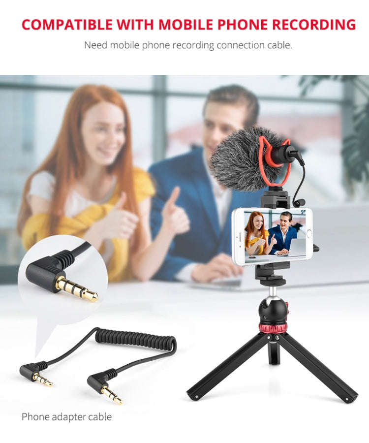 YELANGU MIC10 YLG9920A Professional Interview Condenser Video Shotgun Microphone with 3.5mm Audio...