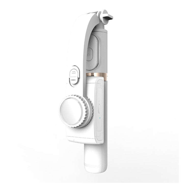 Q08 Gimbal Stabilizer Bluetooth Remote Control Tripod Selfie Stick (White)