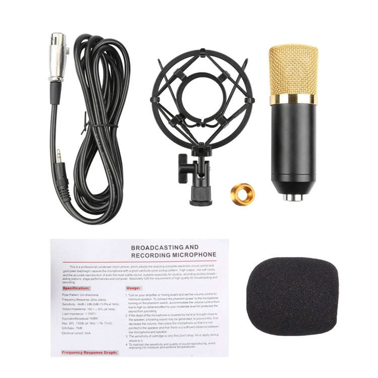 FIFINE F-700 Professional Condenser Sound Recording Microphone with Shock Mount for Studio Radio ...