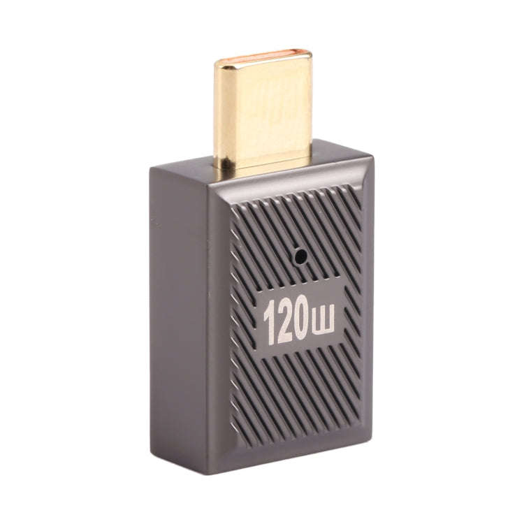 USB-C / Type-C Male to USB Female 10 Gbps Straight Charging Adapter (Gun Metal)