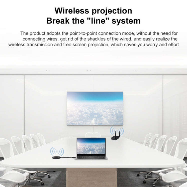 Measy A20W Wireless HDMI Transmitter and Receiver, Transmission Distance: 50m