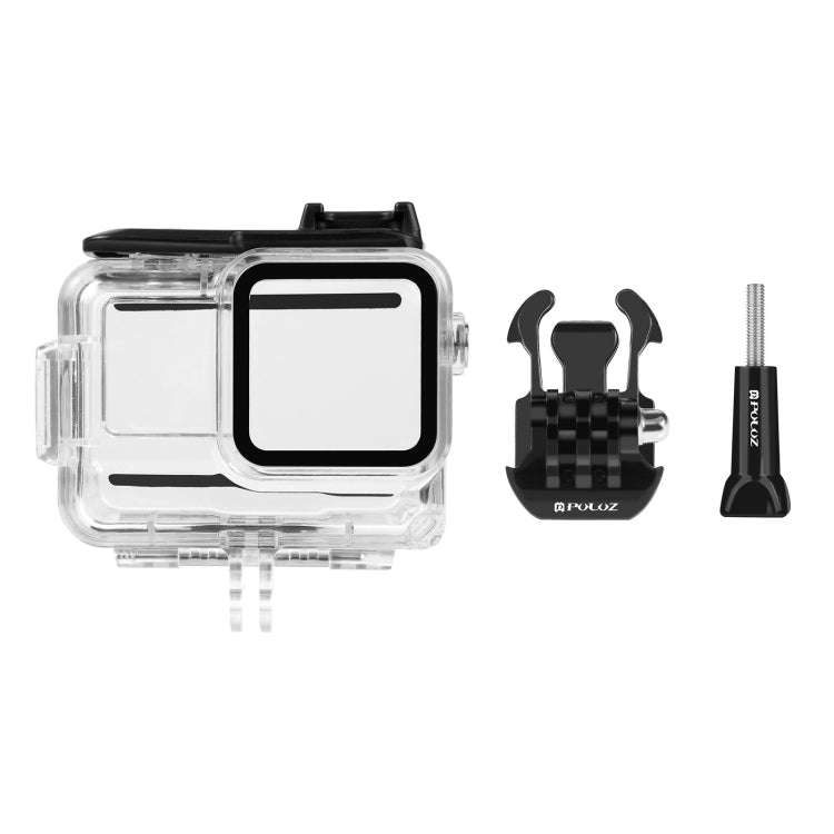 For Insta360 Ace Pro / Pro 2 PULUZ 60m Underwater Waterproof Housing Case with Base Adapter & Scr...