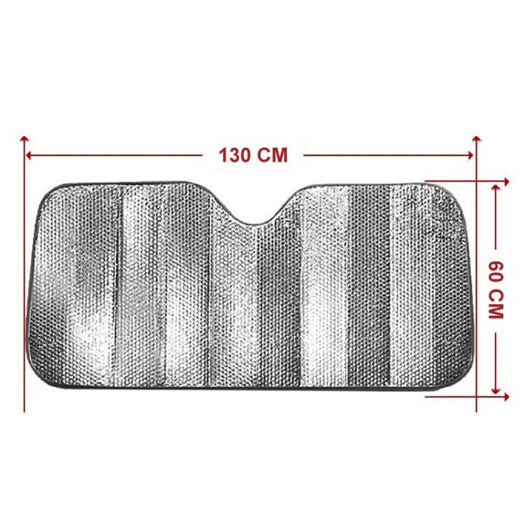 Foldable Car Back Windshield Sunscreen Foil, Size: 125 x 60 cm