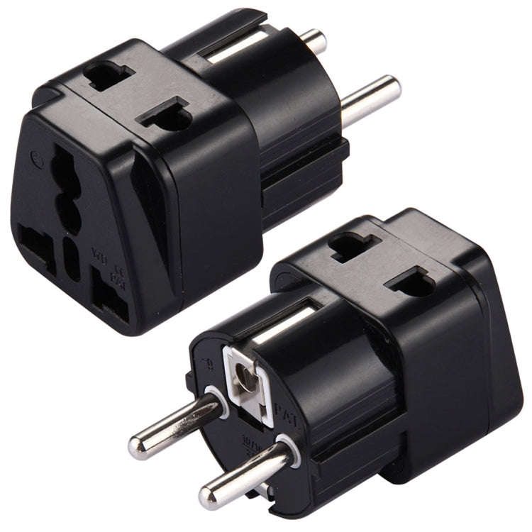 WD-9 Portable Universal Plug to (French / German) EU Plug Adapter Power Socket Travel Converter(B...