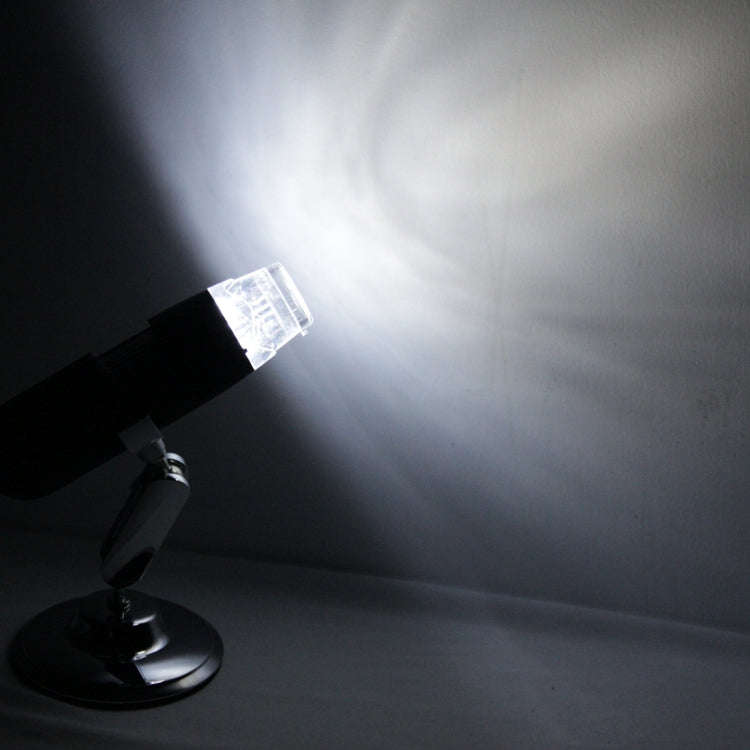 1.3 Mega Pixels 500X USB 2.0 Digital Microscope with 8 LED(Black)