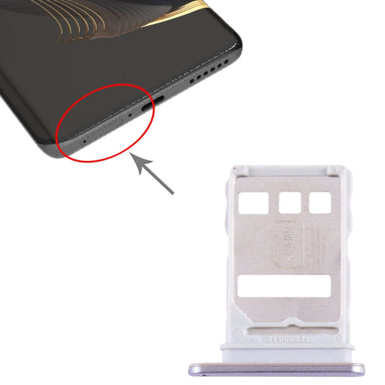 For Huawei nova 10 Pro SIM Card Tray (Purple)