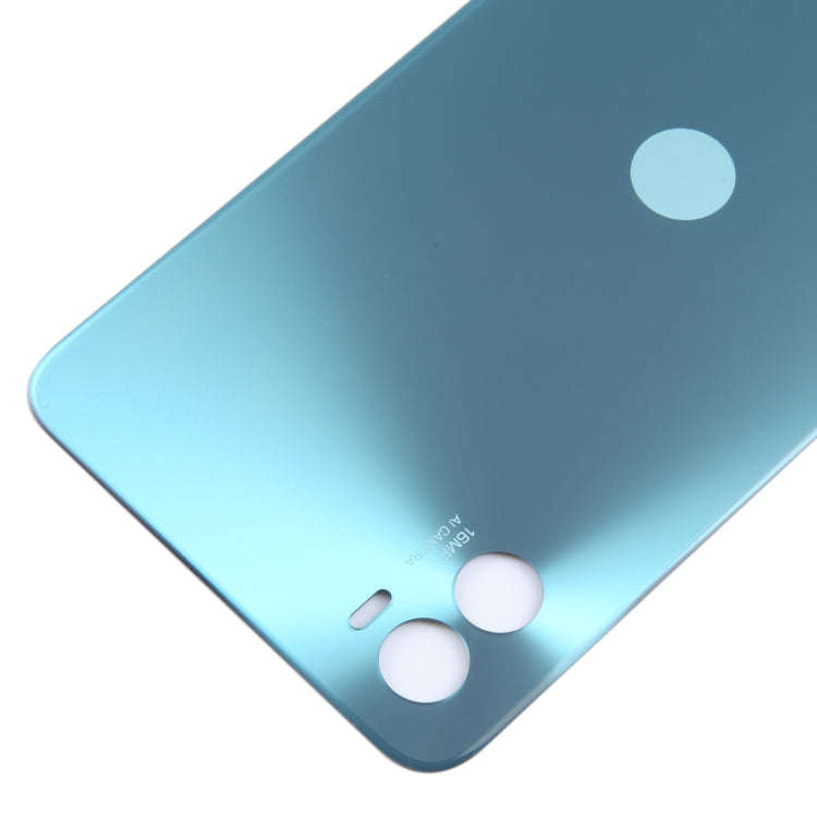 For Motorola Moto E22s Original Battery Back Cover(Blue)