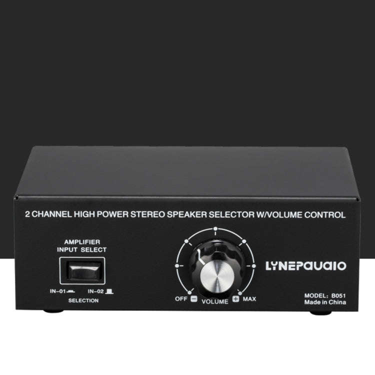 B051 2 Input And 1 Output Power Amplifier And Speaker Selection Switcher Output With Volume Adjus...