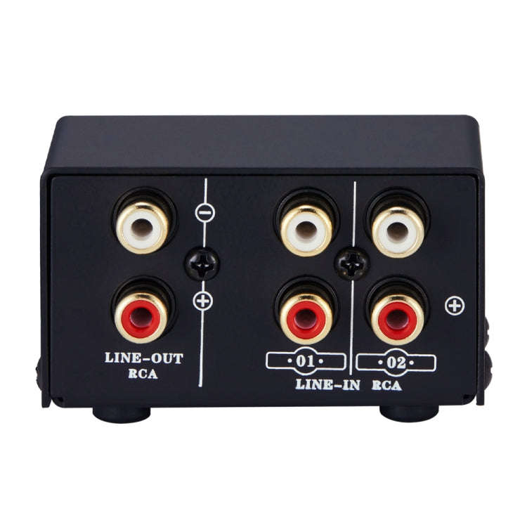 B101 2 In 1 Out (1 In 2 Out) Audio Source Signal Selection Switcher Computer Speaker  RCA Lossles...