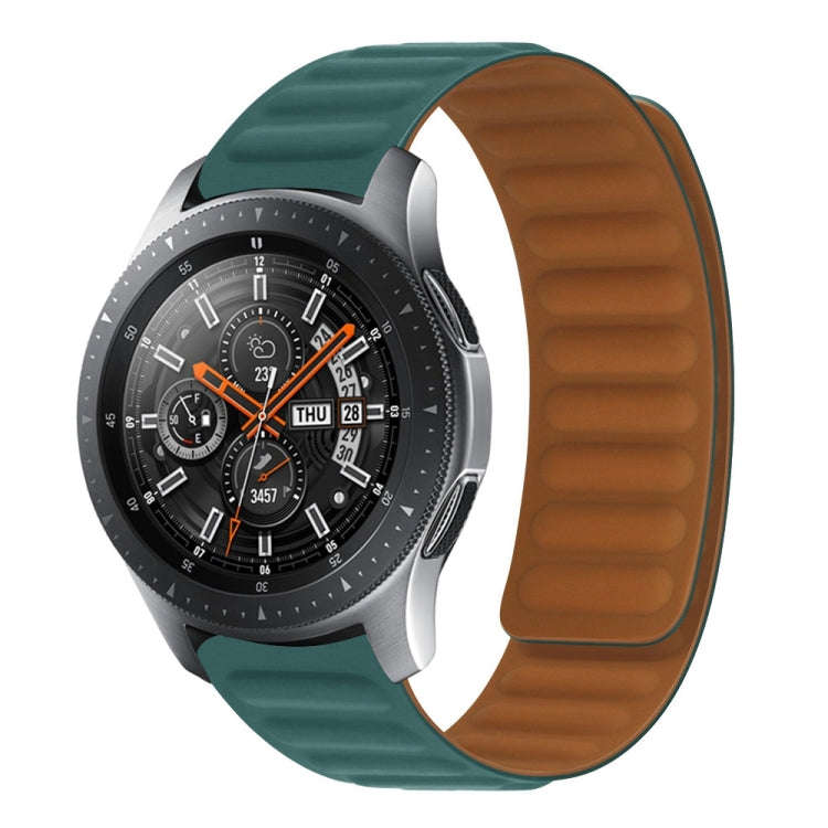 Silicone Magnetic Watch Band For Amazfit GTS 2(Malachite Green)
