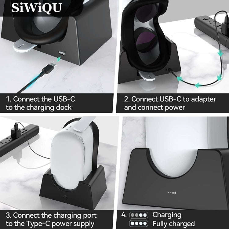 For Quest 2 VR Charging Stand VR Accessories Host Storage Bracket Charging Stand