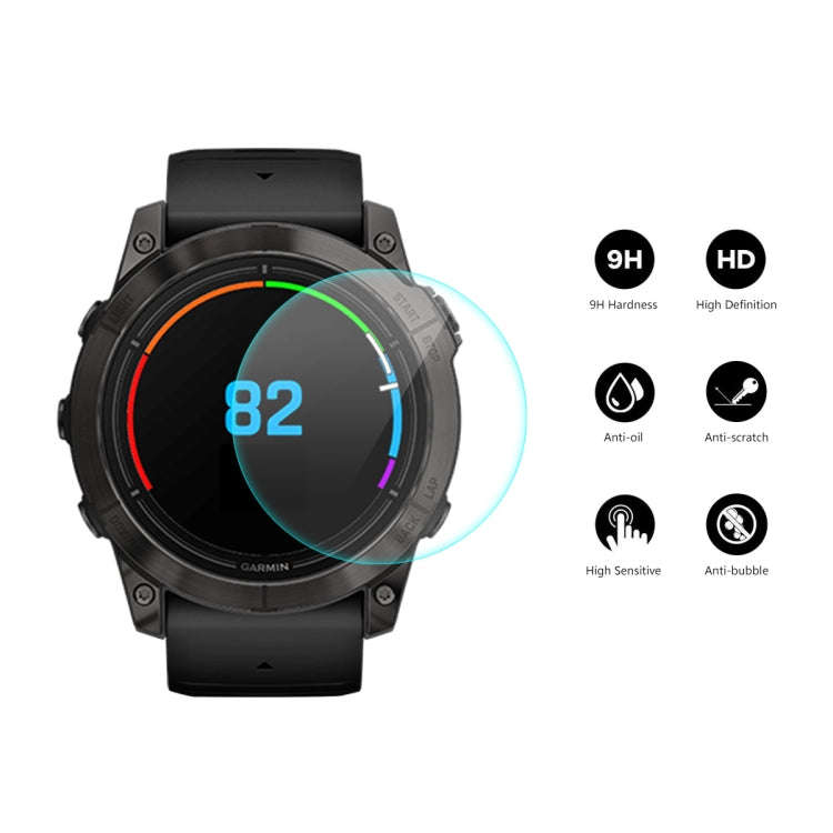 For Garmin Epix Pro Gen 2 51mm 2pcs ENKAY 0.2mm 9H Tempered Glass Screen Protector Watch Film
