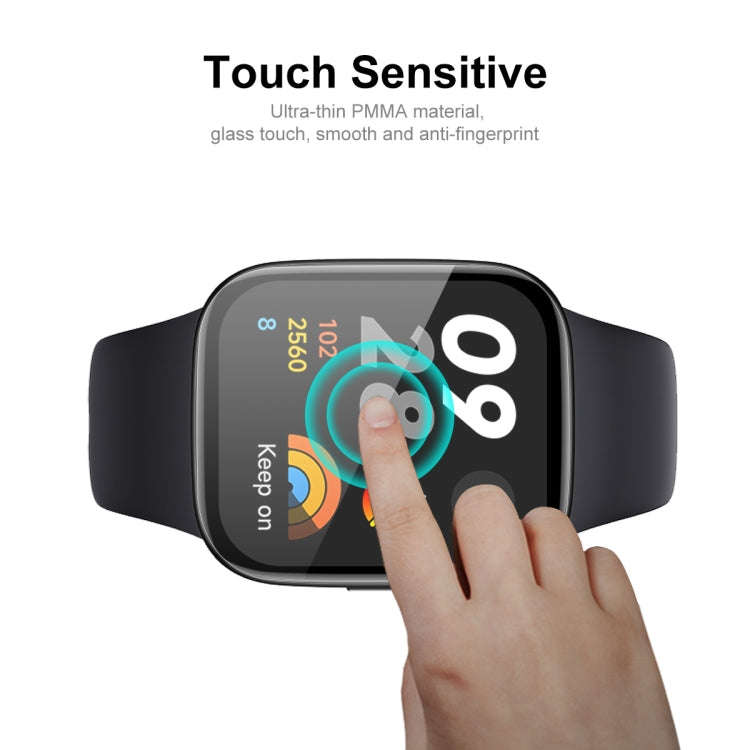 For Redmi Watch 3 Lite 2pcs ENKAY ENKAY 3D Full Coverage Soft PC Edge PMMA HD Screen Film