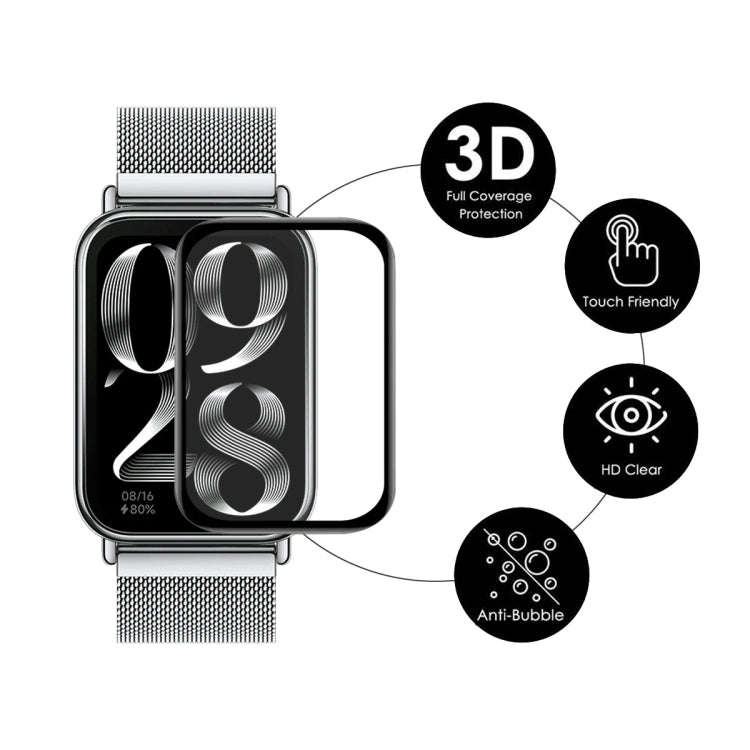 For Xiaomi Mi Band 8 Pro 10pcs ENKAY ENKAY 3D Full Coverage Soft PC Edge PMMA HD Screen Film