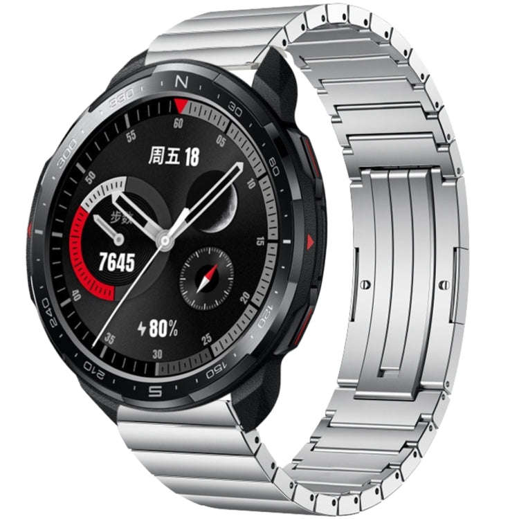 For Honor Watch GS Pro One Bead Titanium Alloy Watch Band(Silver)