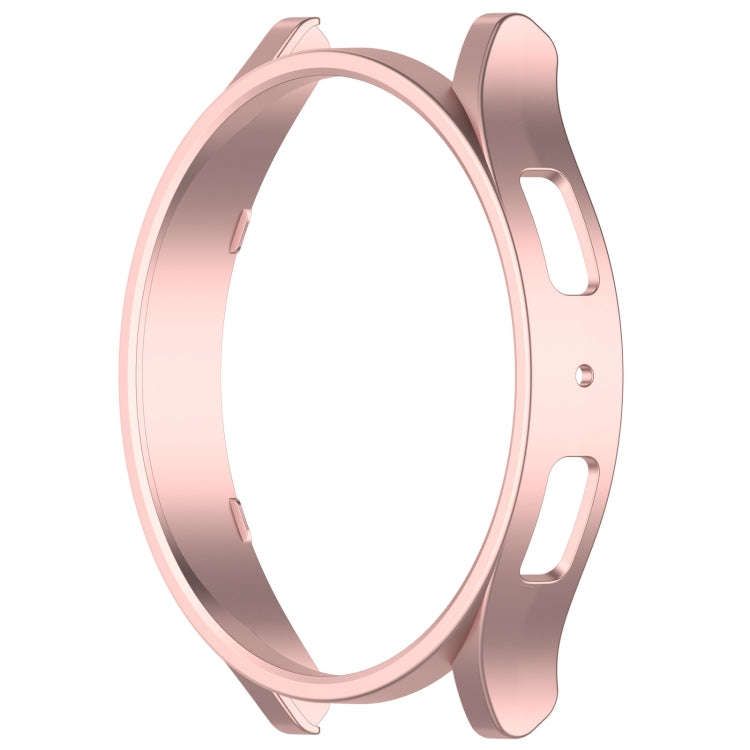 For Samsung Galaxy Watch 6 44mm Half Coverage Hollow PC Watch Protective Case(Rose Gold)