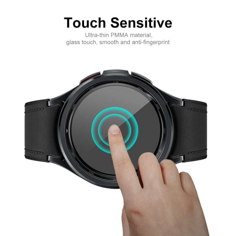 For Samsung Galaxy Watch6 Classic 43mm 10pcs ENKAY 3D Full Coverage Soft PC Edge PMMA HD Screen Film