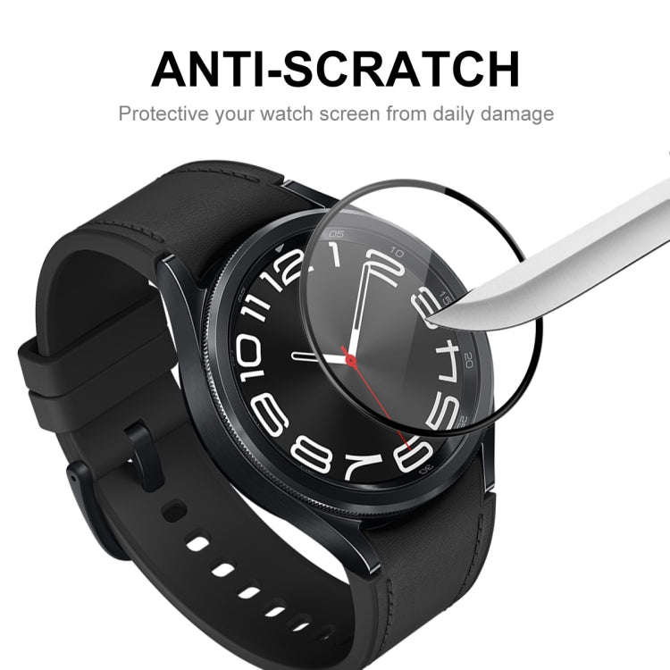 For Samsung Galaxy Watch6 Classic 43mm 10pcs ENKAY 3D Full Coverage Soft PC Edge PMMA HD Screen Film